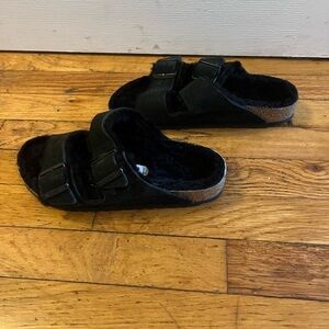Birkenstock Arizona Shearling Sandals // New With Box